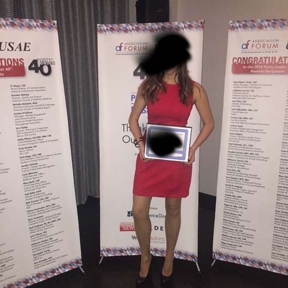 Armani Exchange hot red dress in size medium - Picture 4 of 4